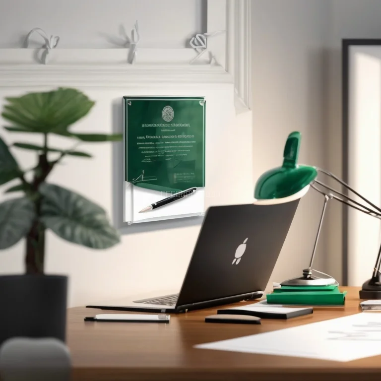 Illustration eines digitalen Notariatsservices