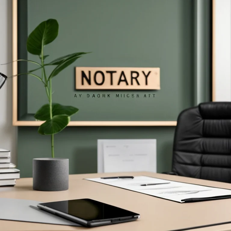 Notar bei der Arbeit